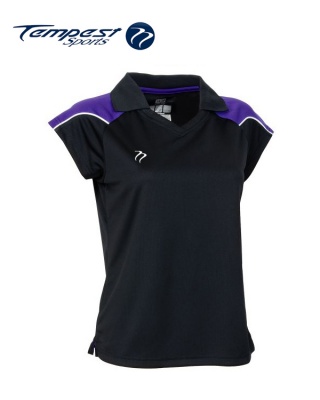 Tempest CK Womens Black Purple Playing Shirt